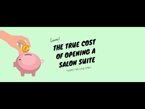 YouTube video about: How much does it cost to open a salon suite?