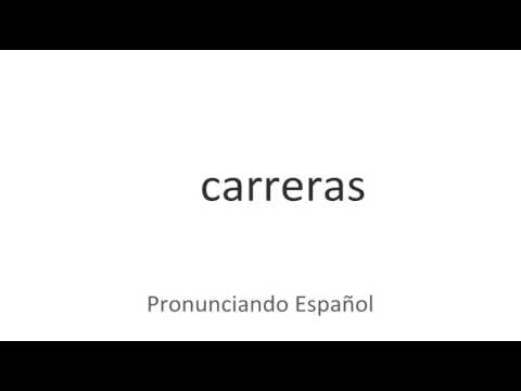 How to pronounce "Carreras" in Spanish