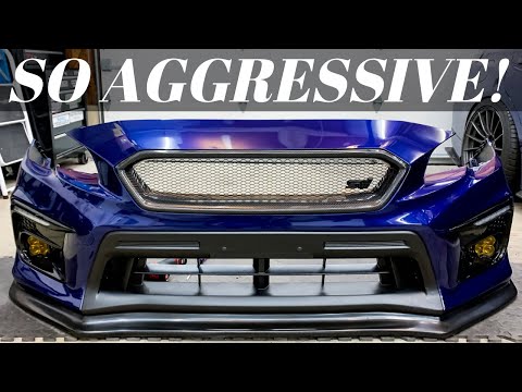 Subaru STI Carbon Fiber Grille Install | IAG v3 AOS Unboxing