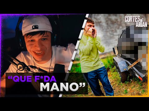ARUAN REAGE A ESSE É MEU CARRO NOVO QUASE SECRETO (RENAN FIORINI) - Cortes do Aruan