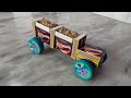 How To Make Magnet Truck At Home Using Matchbox Matchboxtruck Matchboxcrafts Matchboxtrain