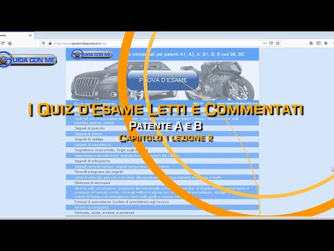 Quiz patente B per argomento: capire i trucchi dei quiz per superare l'esame.