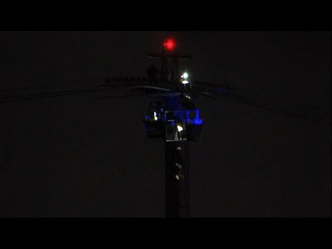 Police say more than a dozen people were trapped on "Bayside Skyride" at SeaWorld in San Diego. San Diego police tell FOX5 News that around six gondolas stopped functioning Monday night. Video from KGTV showed some people being lowered. (Feb. 19)