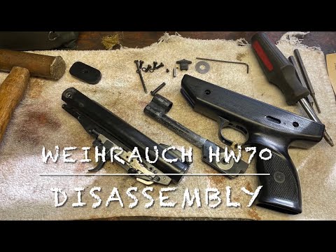 Weihrauch HW70 restoration part 1 disassebly
