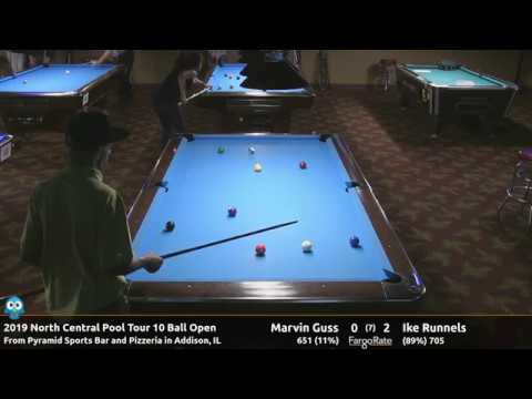 Ike Runnels vs Marvin Guss - 10 Ball - 2019 NCPT Stop #5