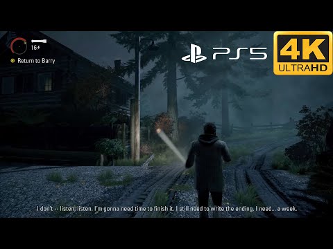 Alan Wake Remastered PS5 4K 60FPS HDR Gameplay - PS5 Version