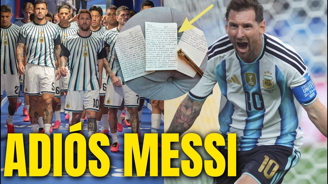 EN PAZ DESCANSE MESSI... ADIÓS CAPITÁN... ESTÁ es LA RAZÓN por la cual SE VA