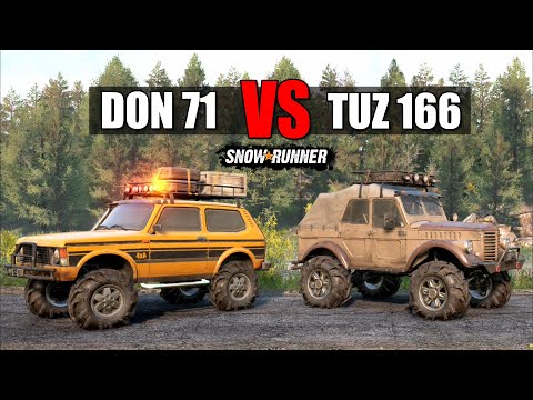 Snowrunner Don 71 vs Tuz 166 | Best Russian Scout