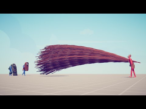 BALLISTIC SHIELD & SHIELD BEARER vs EVERY GOD - Totally Accurate Battle Simulator TABS