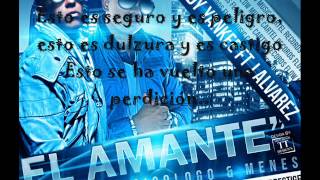Daddy Yankee Ft J Alvares -  El Amante [Letra-Lyris]