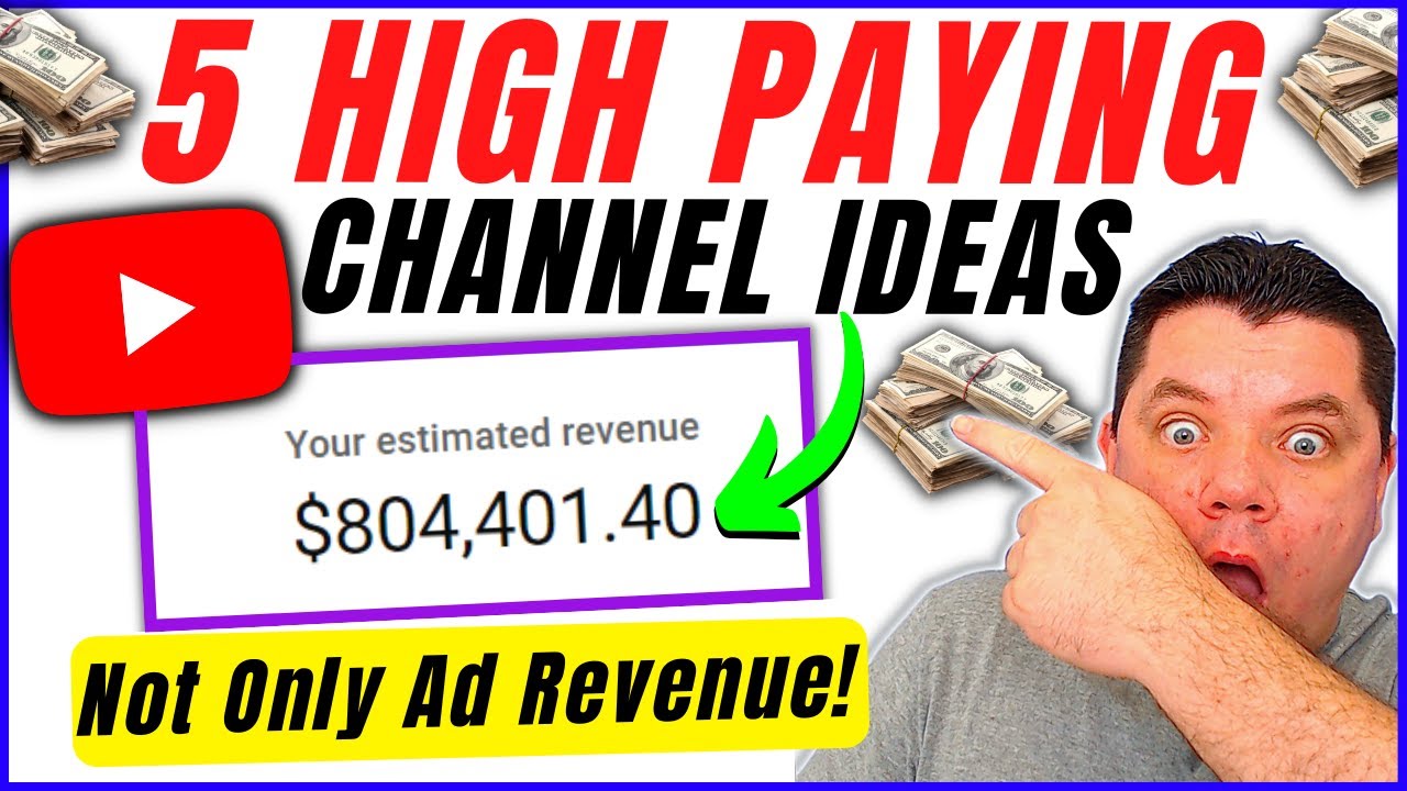 5 Best YouTube Channel Ideas With Highest CPMs And Earning Potential