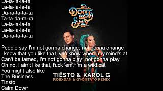 Tiësto | Karol G | Dont Be Shy