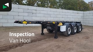 Sơ mi rơ mooc khung xe c&ocirc;ng ten nơ Van Hool 3 axles Liftachse ADR 20ft | H&igrave;nh ảnh 4 - Autoline