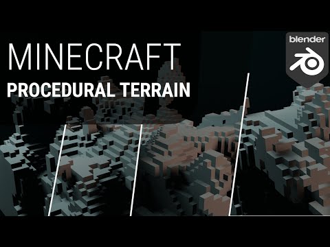 Insane Minecraft Terrain Generation - Mind-Blowing Blender Tutorial!