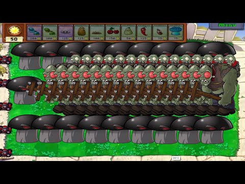 Plants vs Zombies DOOM SHROOM vs GIGA GARGANTUAR #5 | PvZ Gameplay