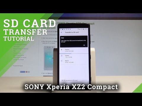 How to Move Data to SD Card on SONY Xperia XZ2 Compact - Free Up Internal Storage |HardReset.Info