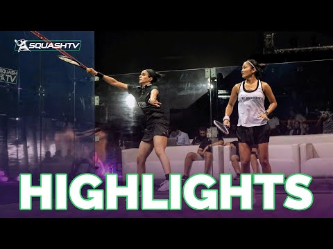 El Tayeb faces first game tie break vs Watanabe 😬 | CIB ZED Squash Open 2022 | RD2 HIGHLIGHTS!