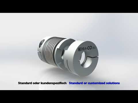 Metallbalgkupplungen / Wellrohrkupplungen HA-CO Metal bellows couplings