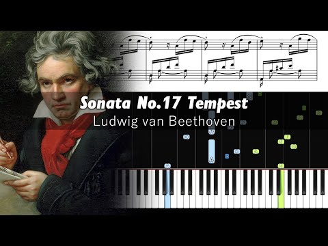 Beethoven - Sonata No.17 Tempest 3rd Movement - Piano Tutorial with Sheet Music