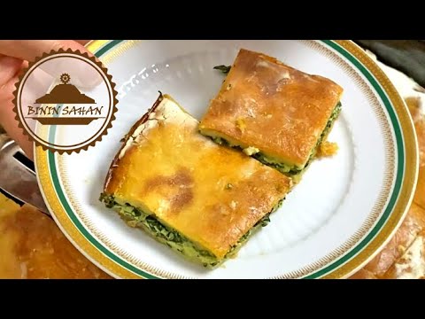 Pie with spinach