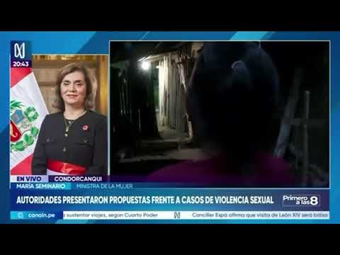Ministra del MIMP Mara Seminario en entrevista con Canal N