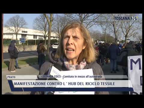 2022-03-19 PRATO - MANIFESTAZIONE CONTRO L'HUB DEL RICICLO TESSILE