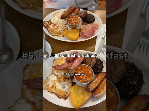 My top 6 favorite foods I had in Ireland!
