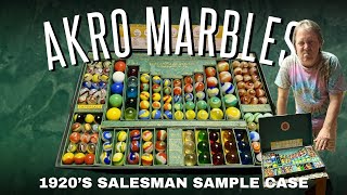 Akro Agate Marbles Salesman Sample Case!