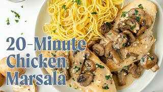 Restaurant-Quality Chicken Marsala at Home in 20 Minutes!