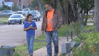 Texas neighbors tackle suspect, save young girl from abduction