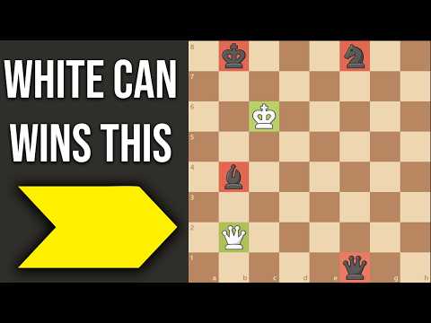 Can White Win While Two Pieces Down?