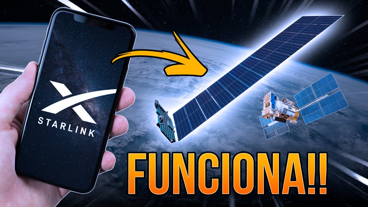 INTERNET POR SATÉLITE NO CELULAR? Starlink do Elon Musk passa em teste inicial