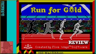 Run For Gold - on the ZX Spectrum 48K !! with Commentary