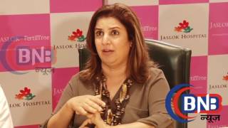 Excusive Interview with Tushar Kapoor & Farah Khan Launch New Wing Fertiltress at Jaslok Hospital video