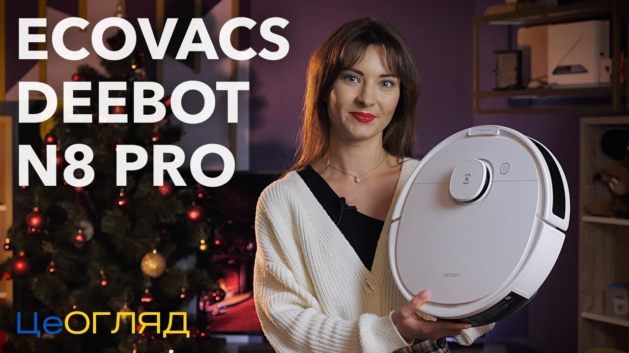 Робот-пилосос ECOVACS DEEBOT OZMO N8 Pro PLUS (DLN11) video preview