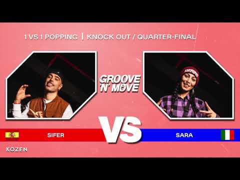 Groove'N'Move Popping Battle 2023 - 1/4 final - SIFER vs. SARA