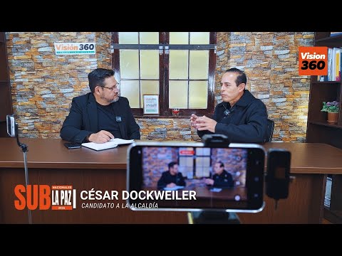 César Dockweiler, candidato a la Alcaldía de La Paz por Innovación Humana