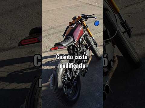 cuánto costó modificar una honda tool 125 de repartidor  #motos #biker #custom #caferacer #honda
