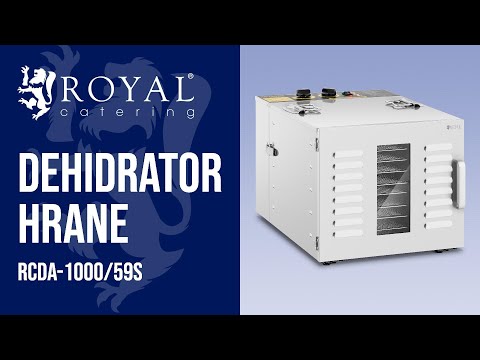 videoposnetek - Dehidrator hrane - 1000 W - 10 stojal