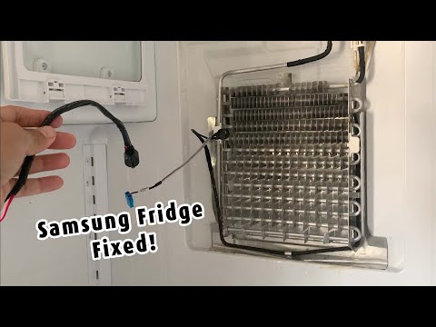 Samsung Refrigerator - Thermostat and Defrost Heater Removal and Replacement