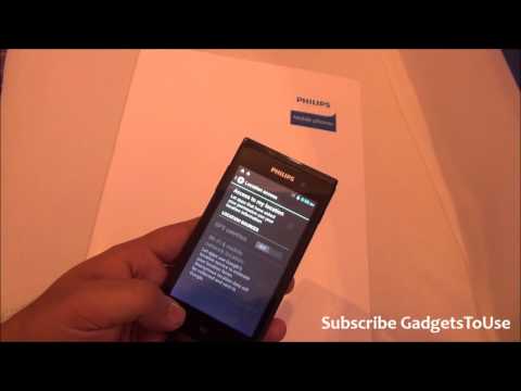 Phillips W308 Hands on, Quick Review, Features, Camera, User Interface and Overview HD