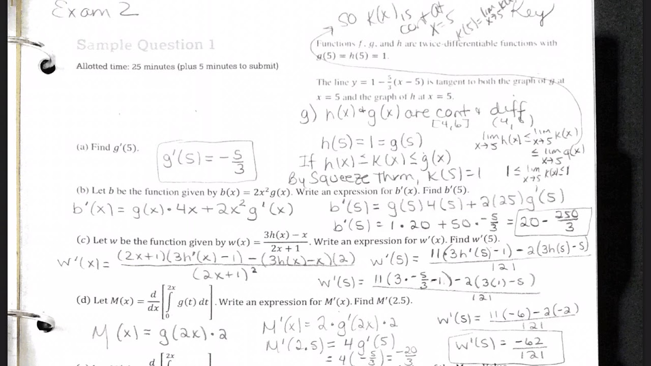 Mock Exam #2 Question #1