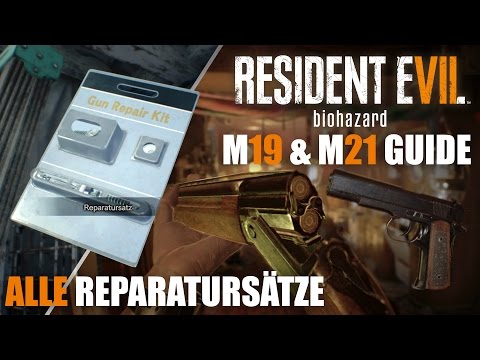 M19 Pistol & M21 Shotgun - All Repair Kits in Resident Evil 7 Biohazard (German Guide)
