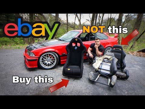 DON'T BUY EBAY SEATS! + Momo Race Seat Install w/ Sparco Sliders & Mounts in my LS1 E36