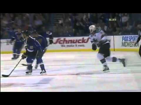 Joe Thornton Hit On David Perron