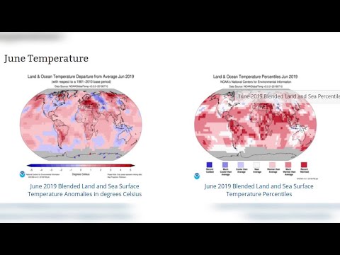 June reaches its hottest temperatures on record
