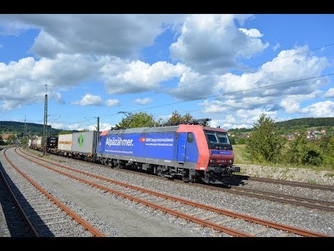 Rastatt Umleiter auf der Gäubahn am 15.09.17 – "Hectorrail, Captrain, Alpäzähmer uvm"