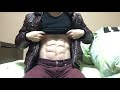 【割れた腹筋】30代の腹筋㉝-2【筋トレ】30年11月21日【abs】【six pack】