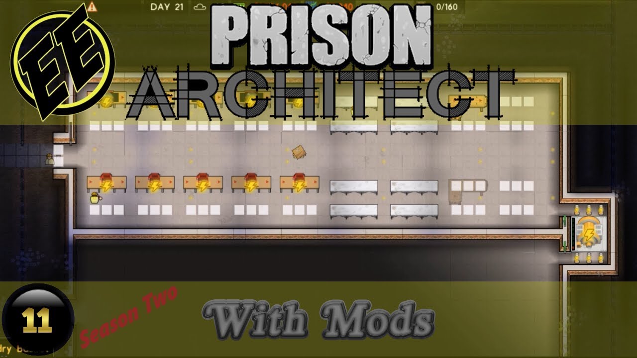 Prison Architect with Mods #11 ~ Workshops & Forestry