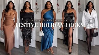 HOLIDAY OUTFITS HAUL! | FESTIVE LOOKBOOK | 2024 STYLE GUIDE!
